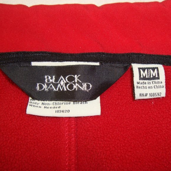 Black Diamond Soft Shell Fleece Lined Full Zip Jacket Size M - Picture 2 of 10